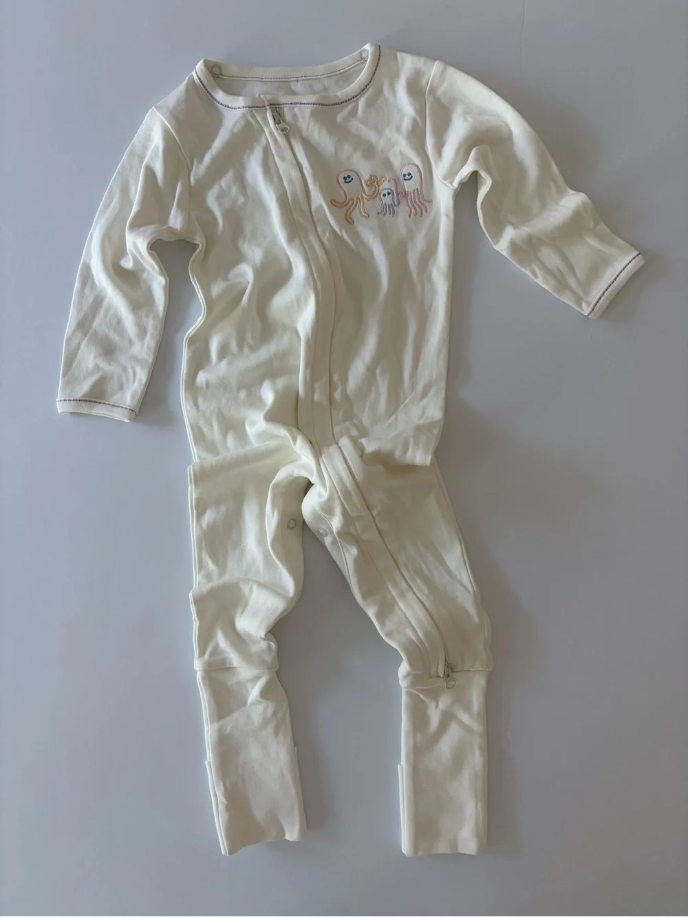 Pip Pea Pop Infant Babysuit Baby Bodysuit No Bib 100% Cotton So Soft 9-12 Months